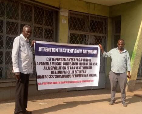 Présumée spoliation d’une parcelle à Bukavu : la succession Nakajambi et la famille Mugozi dénoncent la récupération politicienne et met en garde ceux qui abusivement citent le ministre Aimé Boji