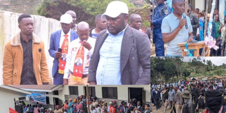 Walungu : Arrivée du VPM Guillain Nyembo et du Gouverneur de province à Kaziba, le député Tonny Mukome mobilise