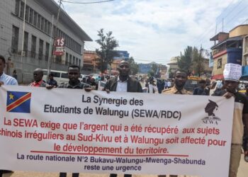 Sud-Kivu : la SEWA demande au Gouverneur d’orienter la grande partie des lingots d’or et de l’argent ravis aux chinois pour la construction de la route nationale n°2 Bukavu -Walungu -Mwenga -Shabunda