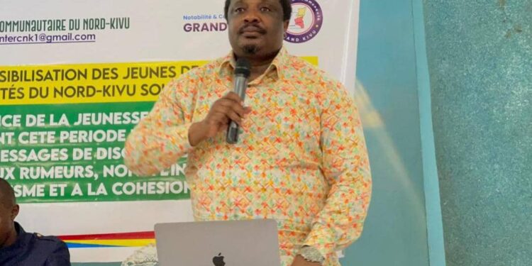 Nord-Kivu : Joseph Nkinzo, Président de Grand Kivu Asbl appelle la jeunesse à œuvrer pour la transformation de la RDC
