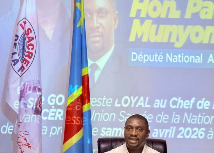 Kinshasa : le député Patrick Munyomo réaffirme sa loyauté envers le Président Félix Tshisekedi et son engagement à œuvrer pour le retour de la paix dans l’Est