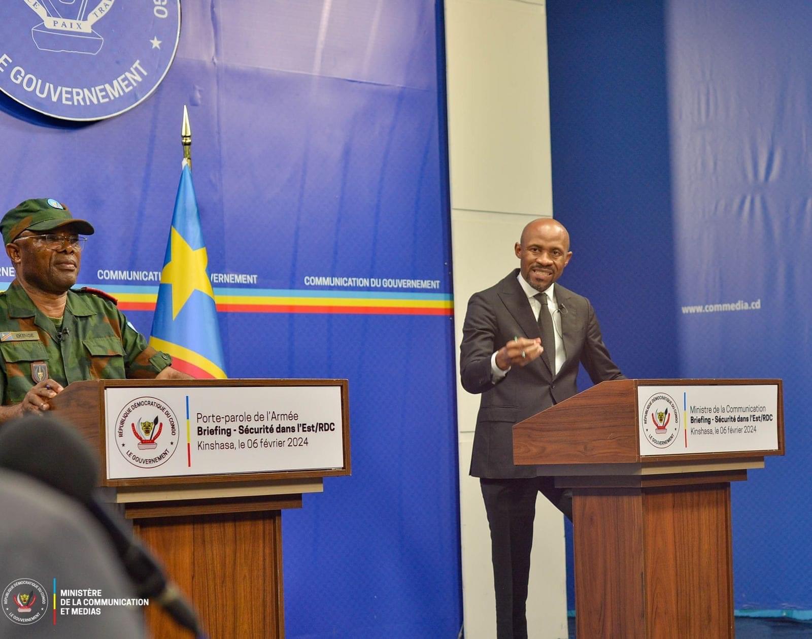 RDC : le Gouvernement condamne un deuxième bombardement «aveugle» du M23 en pleine ville de Goma (Communiqué)