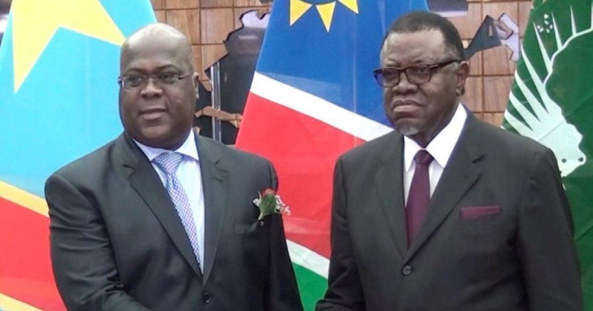 Décès de Hage Geingob : Félix Tshisekedi présente ses condoléances à sa famille et au peuple namibien
