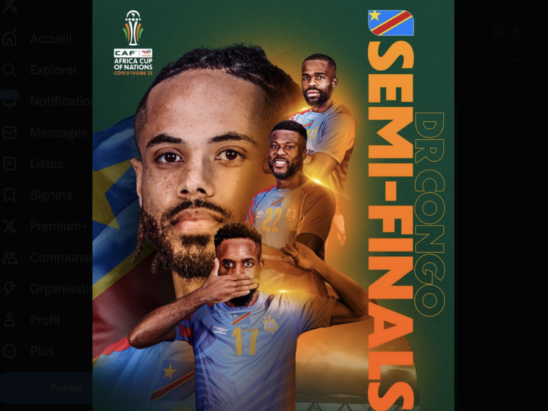 CAN2023: La RDC enflamme les quarts et s’envole vers les demi-finales
