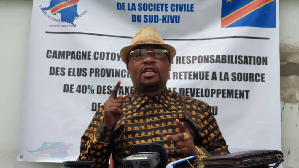 Sud-Kivu : le CCNSC débute une campagne pour la retenue à la source de 40% des taxes pour le développement de la province
