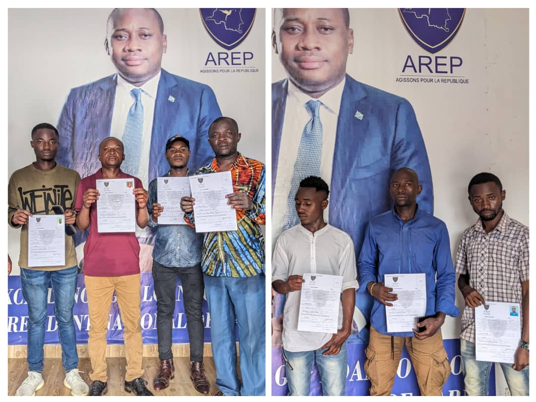 Sud-Kivu : des adhésions en cascade au sein du parti politique Agissons pour la République, AREP en sigle de Guy Loando Mboyo