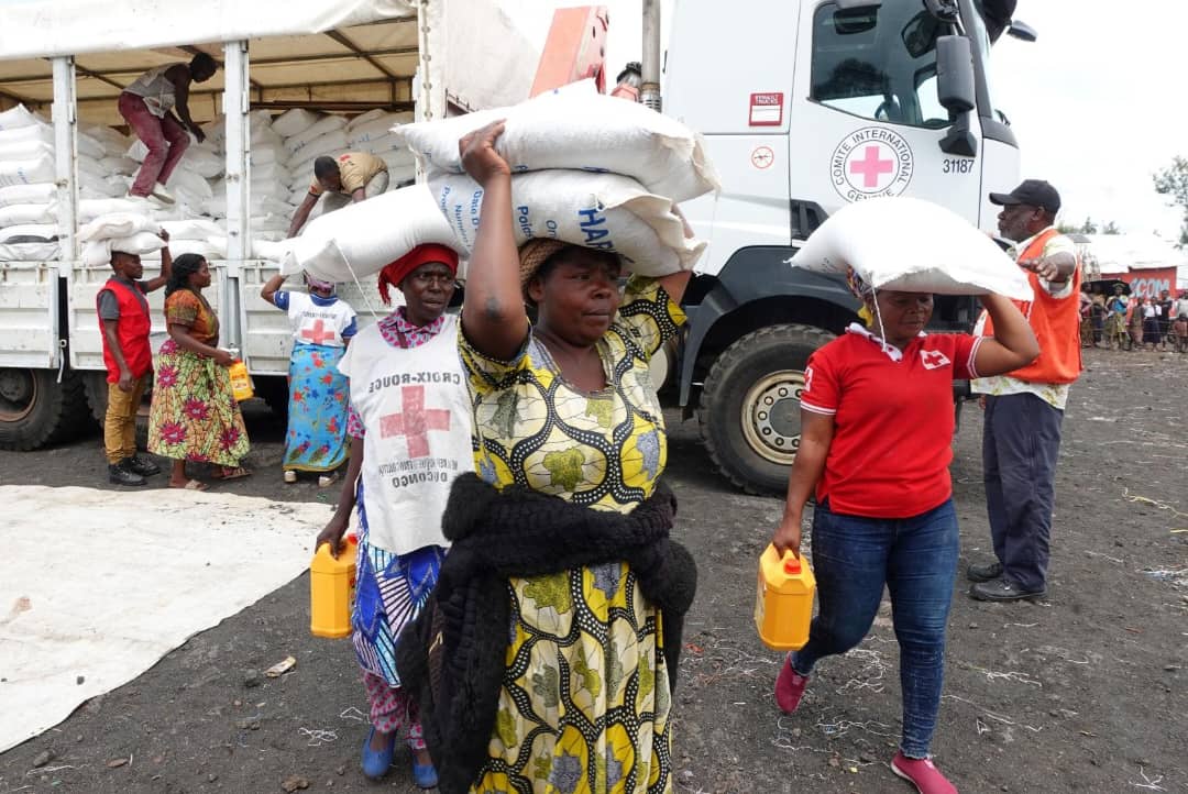 Goma : le CICR assiste plus de 44 000 personnes en aide alimentaire d&rsquo;urgence