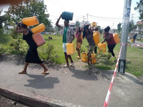 RDC : la ville de Bukavu privée d&rsquo;eau depuis plus d&rsquo;une semaine