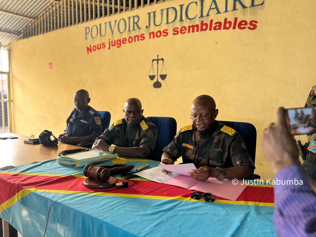 Nord-Kivu : la cour militaire condamne 8 officiers des FARDC à la peine de mort