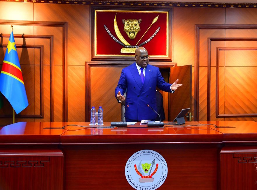 RDC : « remerciements officiels » du Président Tshisekedi au gouvernement Sama II