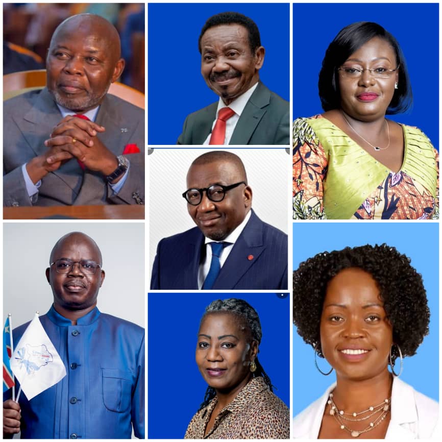 RDC : les 7 membres du bureau définitif de l’assemblée nationale officiellement installés