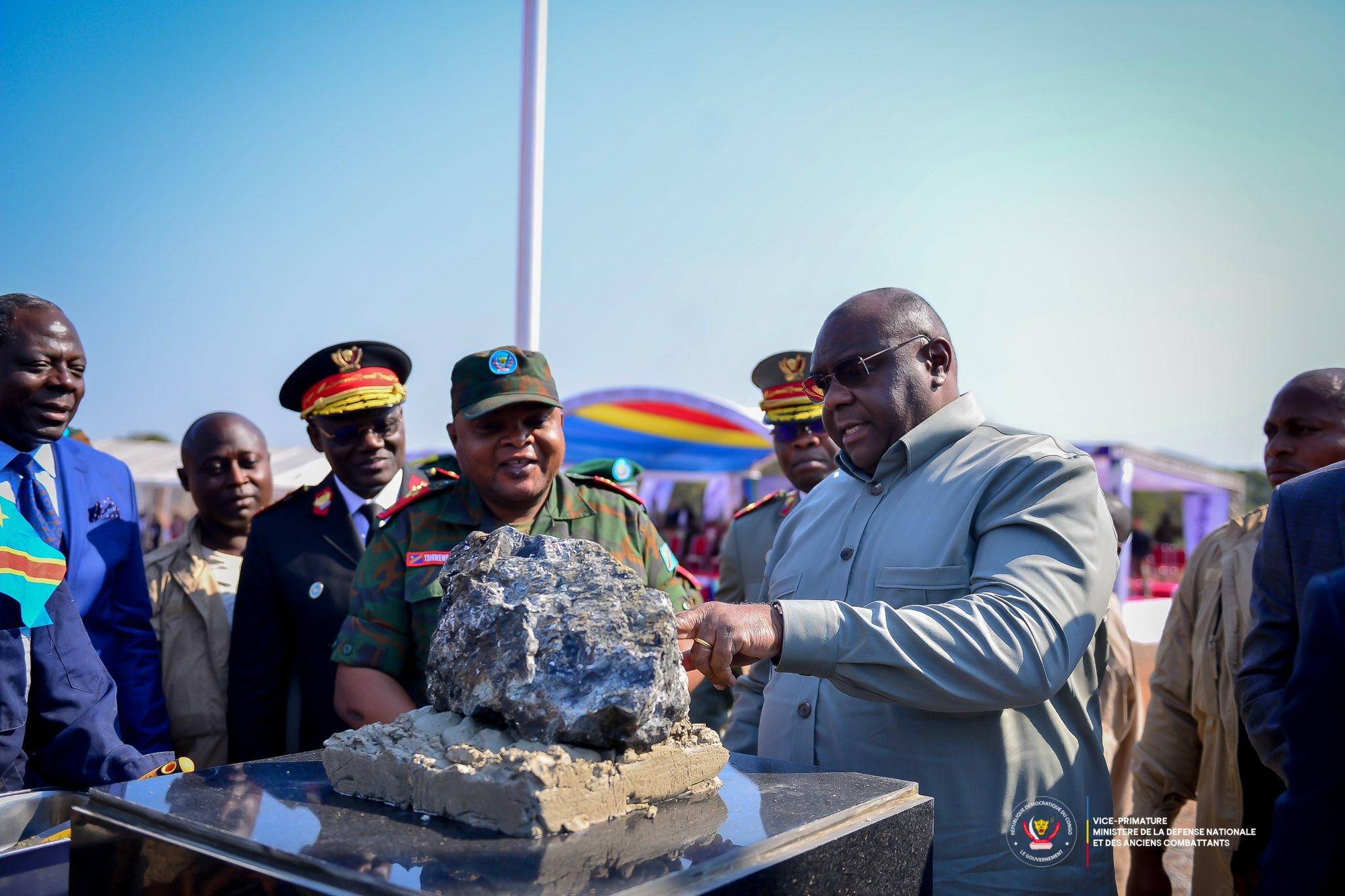RDC : le VPM de la défense, Jean Pierre Bemba lance des travaux de construction d’un complexe industriel de Défense d’Afridex à Likasi