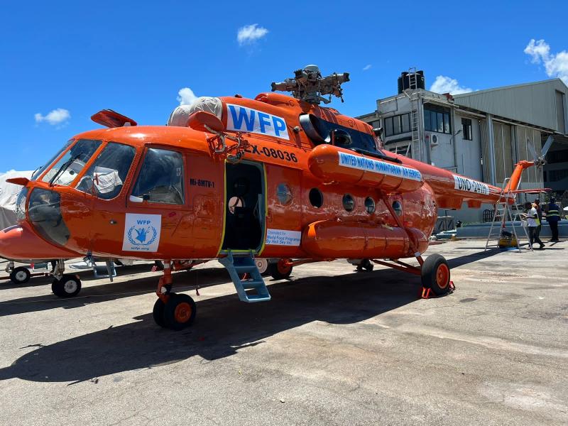RDC: crash d’un hélicoptère du PAM à Kalehe