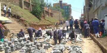 Pavage des artères à Bukavu : les travaux s&rsquo;accélèrent sous la pression de la saison des pluies