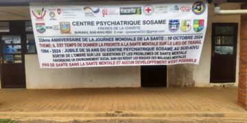 Sud-Kivu : 30 ans d&rsquo;existence du Centre Psychiatrique SOSAM, d&rsquo;énormes défis restent à relever pour garantir la couverture en soins de santé mentale