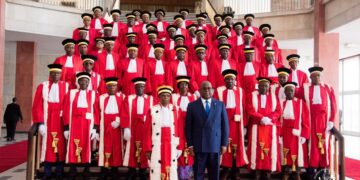 RDC : au cours d&rsquo;une audience foraine, Leon Ndomba a dénoncé les « discours populistes qui vilipendent les magistrats » Devant Félix Tshisekdi