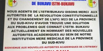 Nominations par l&rsquo;AFC/M23 : le comité de crise de l&rsquo;ISTM-Bukavu exprime sa satisfaction 